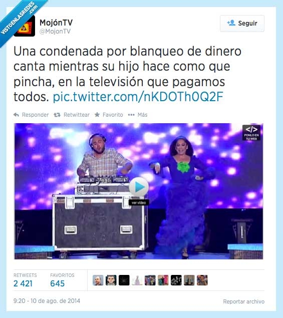 programa,delito,condenada,kiko rivera,televisión