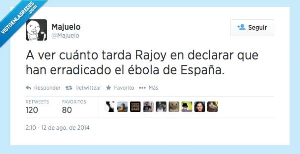 muerte,fail,cura,españa,ébola,erradicar,rajoy
