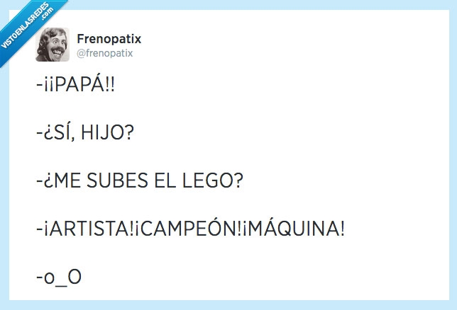subir ego,lego,artista,papa