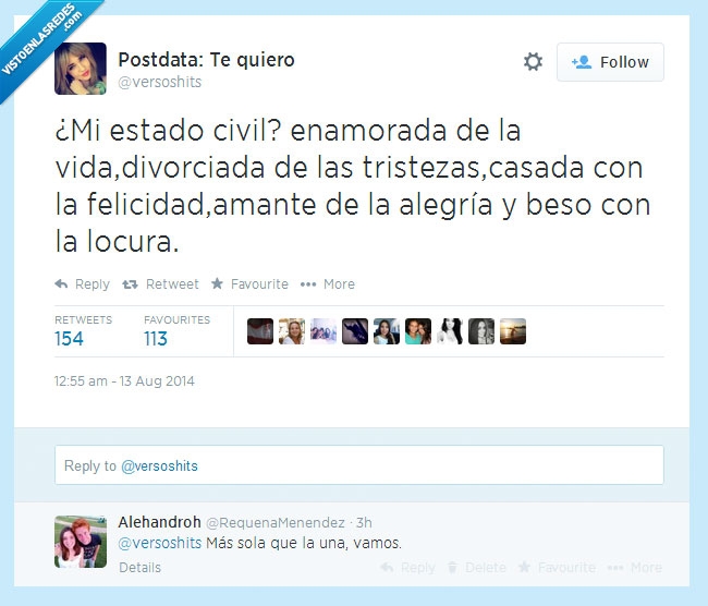 twitter,estado civil,cursi,sola