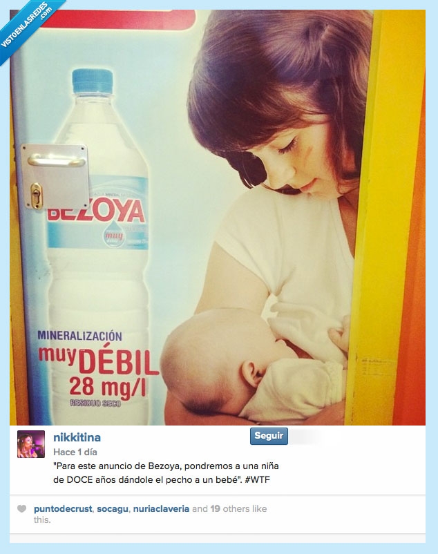 bezoya,wtf,niña,pecho,niño,anuncio