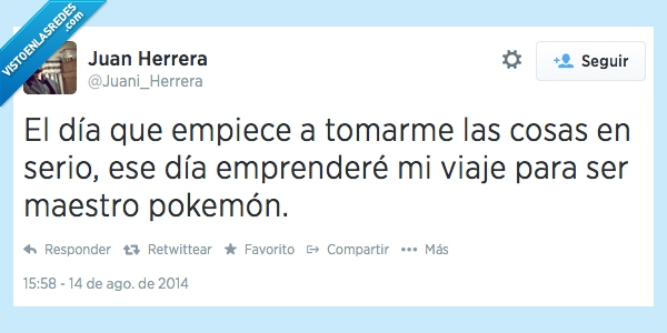 crecer,maestro pokemón,estudiar,tomar,cosas,serio,empezar,viaje
