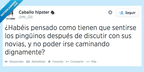 pingüino,discusión,diginidad,marchar,novia,dignamente,caminar