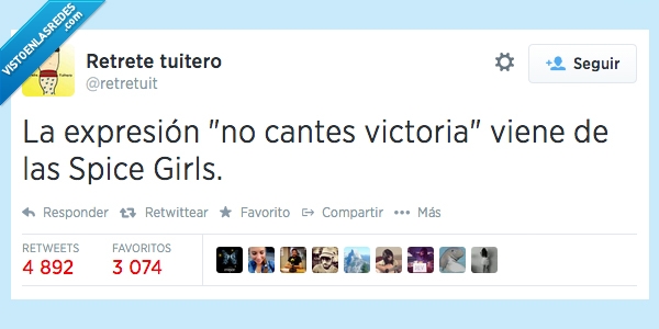 Expresión,Spice Girls,Cantar,Victoria,no cantes victoria