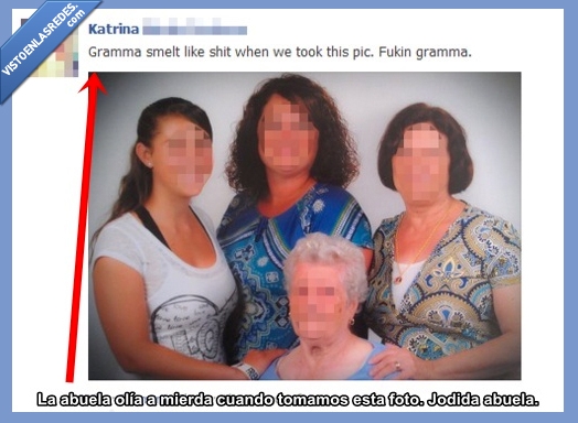 sinceridad,peste,oler,foto,fatal,familiar,abuela