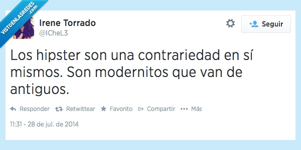 contrariedad,antiguo,moderno,moda,modernito,hipster