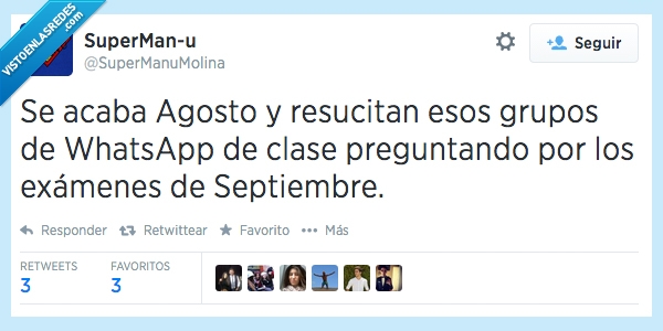 agosto,septiembre,whatsapp,grupos,clase,exámenes,resucita,pedir,preguntar,examen,recuperacion