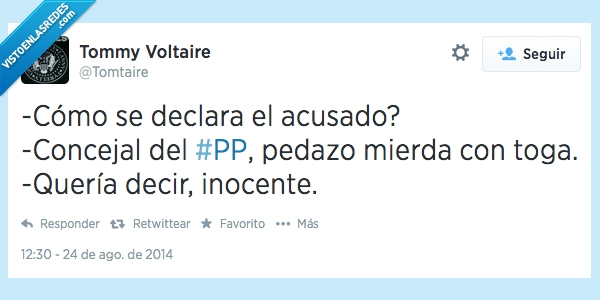 declara,acusado,concejal,pp,partido popular,toga,juez,inocente,corrupto,justicia