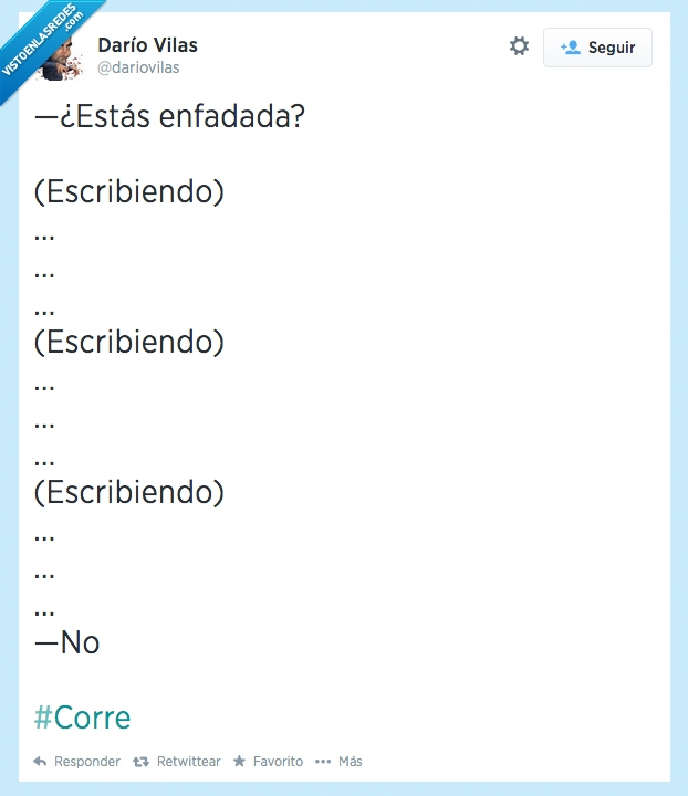 puntos suspensivos,...,escribiendo,enfadada,pánico,corre,whatsapp,no qué va