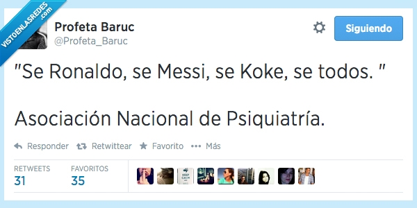 Estás como un cencerro,Se Ronaldo,Se Messi,Se Koke,Se Ralph,Se todos,Plus+,Liga,Fútbol,Psiquiatría,personalidad multiple,anuncio
