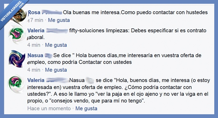 propia medicina,pedante,hoygan,ortografía,zasca,corregir,corrector,ir de listo