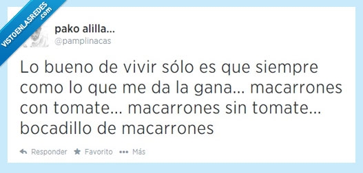 comer,comida,macarrones,cocinar,siempre,independizado