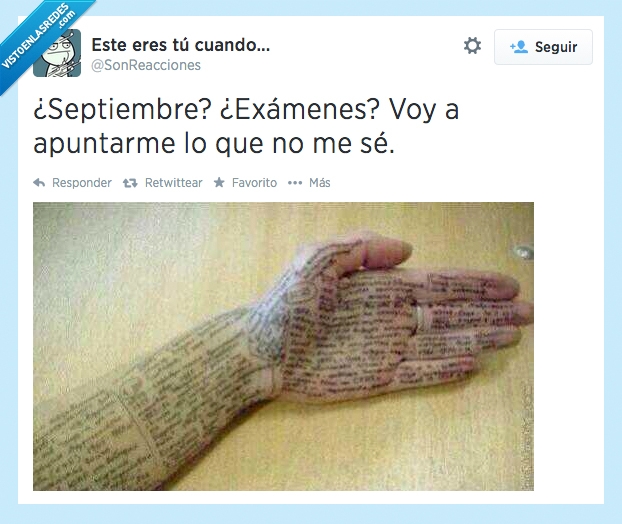 chuletas,mano,brazo,apuntarme,septiembre,escribir,todo,recuperaciones