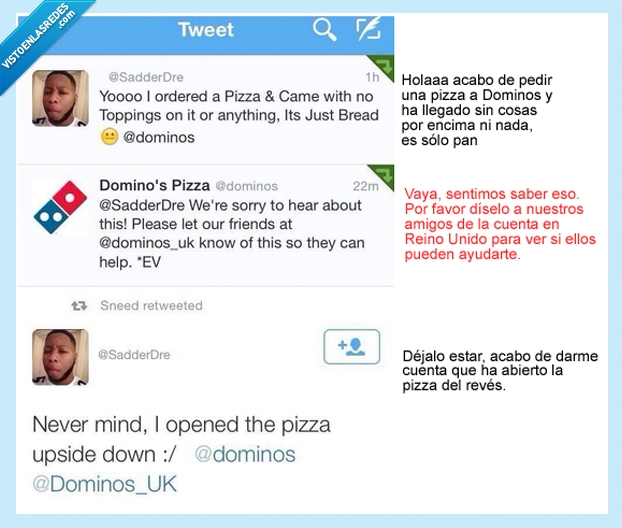 abierta del revés,dominos,desastre mundial,ahora me apetece pizza,pizza