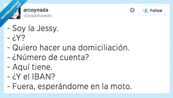 numero,Banco,Jessy,IBAN,moto,novio,esperar,cuenta,bancaria,ingreso