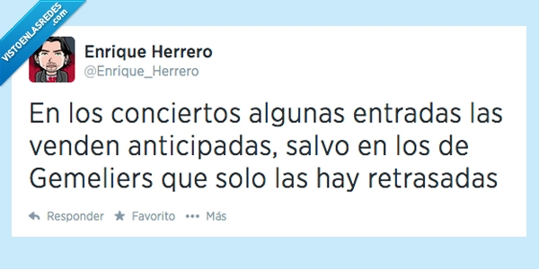 gemeliers,caca,concierto,entradas,anticipadas,retrasadas