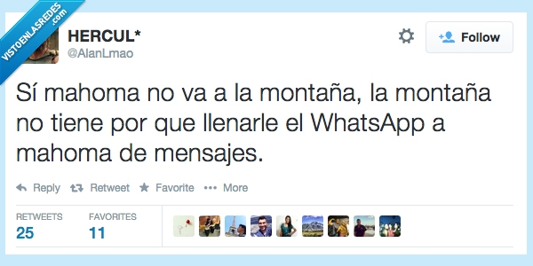 acosador,mensaje,pesado,whatsapp,montaña,mahoma