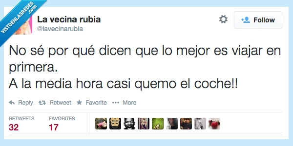 primera,humor absurdo,rubias,viajar,quemar,motor,coche,conducir