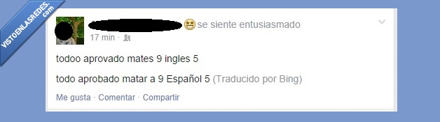 Facebook,traductor,bing,aprobar,ingles,español