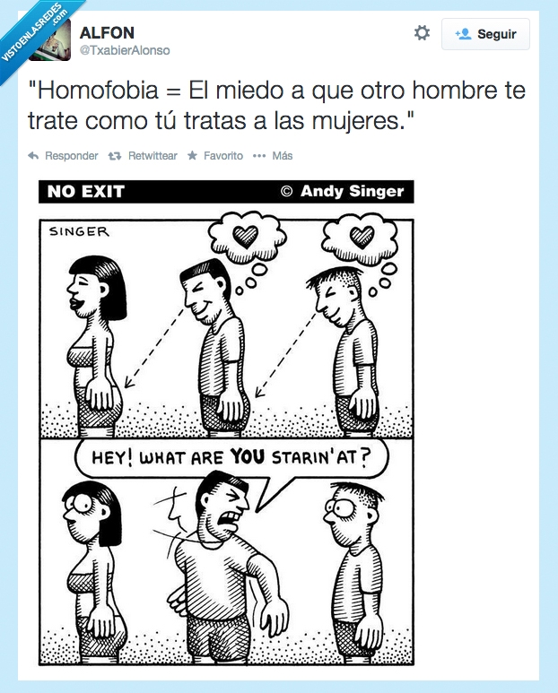 mujeres,gay,hombre,homofobia,tratar,igual,enfadado