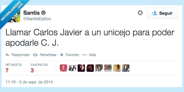 ceja,carlos javier,cejota,nombre,mote,unicejo,cj,apodo,cejudo