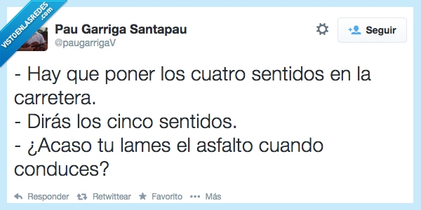 carretera,conducir,lamer,gusto,cinco sentidos,asfalto