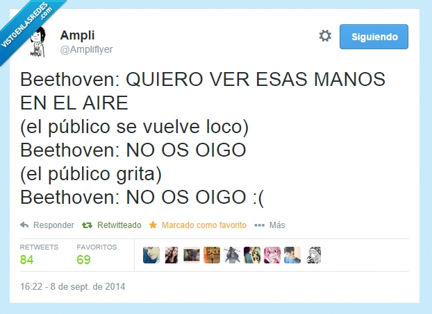 Beethoven,música clásica,sordo,oigo,oir,sordera