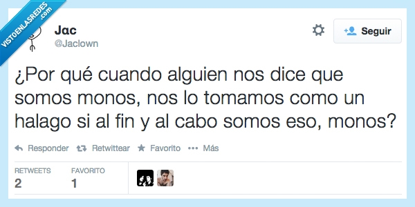 monos,twitter,humanos,halago,somos,por que