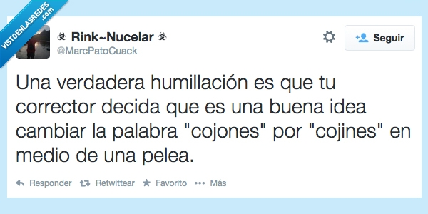 quedar mal,humillante,fail,discursión,teclado,pelea,cojines,troll,corrector