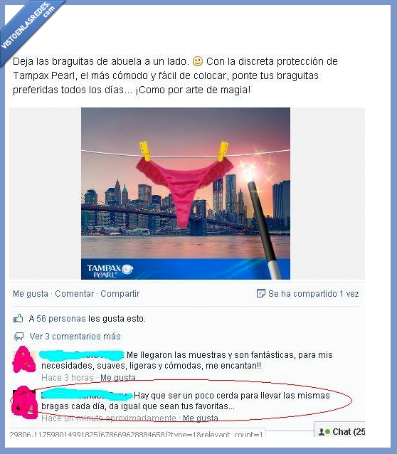 tampax,compresas,higiene,regla,cambiar,ropa,interior,cada día