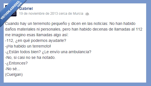conversación,terremoto,112,emergencias