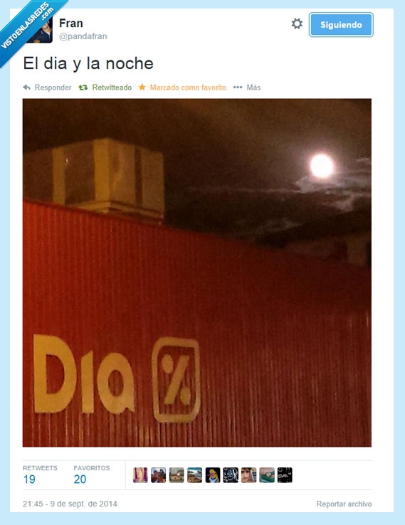 dia,noche,supermercado,luna,malo,risa facil