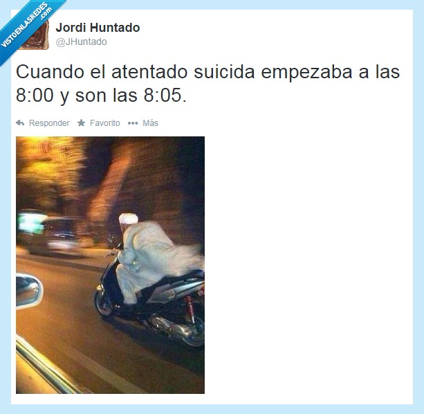 antentado,suicida,llegar,tarde,dormirse