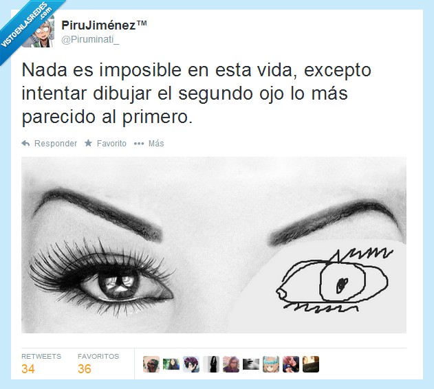 ojo,igual,diferente,dibujo,realista,chorra,Piru