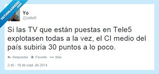 Tele5,purga intelectual,explosión,no mas HMYV