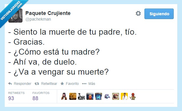 venganza,padre,muerte,luto,Duelo