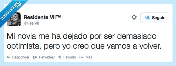 fail,volver,optimista,novia