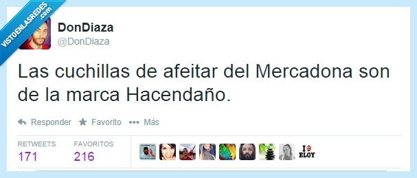 dolor,cortar,hacendaño,hacendado,mercadona,afeitar,cuchilla