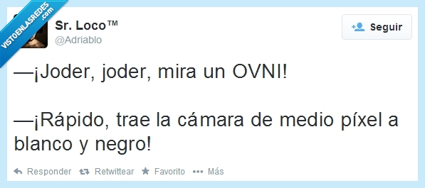 señor loco,pixel,ovni,negro,camara,blanco,adriablo