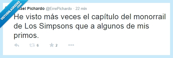 familia,twitter,Los Simpsons,monorrail,primos