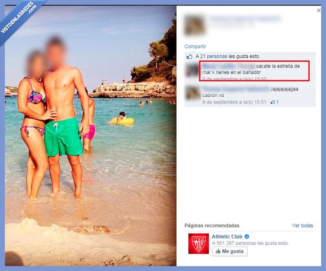 bañador arrugado,no es lo que parece,estrella de mar