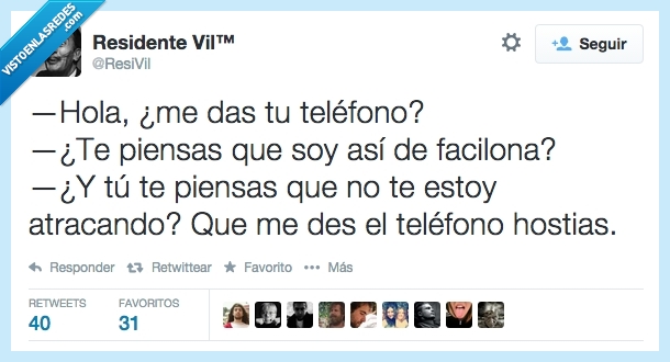 teléfono,atracar,facilona,ligar,ladrón,robar,pedir,cita,ligona