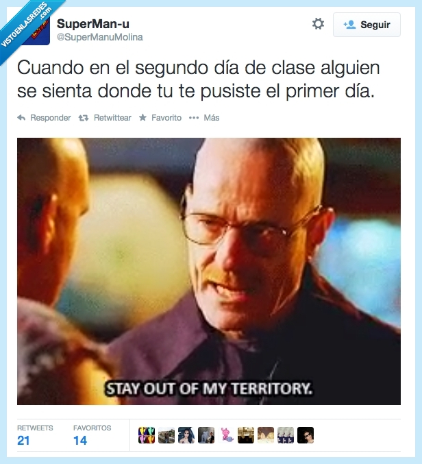 sitio,clase,fuera de mi territorio,breaking bad,fuera