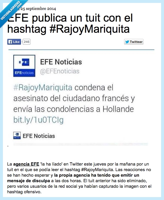 marianomariquita,agenciaefe,error,tweet,hashtag,confusion