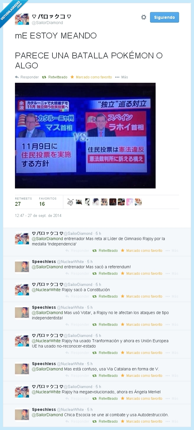 395666 - ¡Líder Rajoy VS Aspirante Mas por la Independencia! por @SailorDiamond y @NuclearWhite