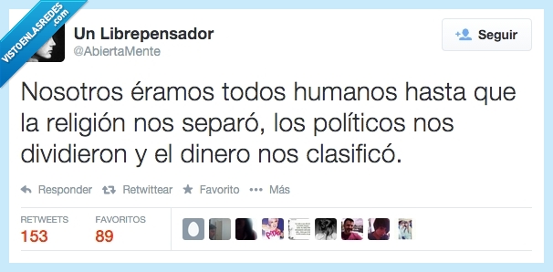 reflexion,humanos,religion,dinero,clasificar,los perros no son humanos