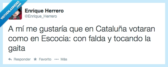 escocia,independencia,cataluña,gaita,falda,decidir,referendum