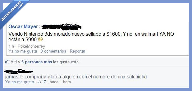 consola,nintendo 3ds,dolares,oscar mayer,pagar,comprar,segunda mano