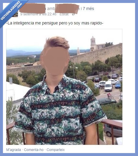 chico,facebook,fail,inteligencia,persigue,rapido,listo,tonto,se le ve rubio