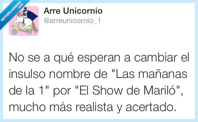 marilo montero,el show de marilo,uno,primera,mañanas,nombre,cambiar,esperan,esperar,liarla,realista